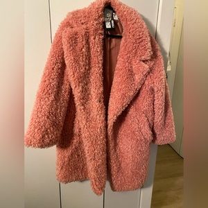 Pink Furry Coat - showstopper!
